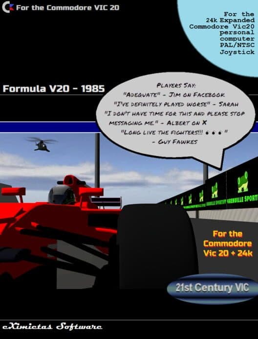 Обложка Formula V20: 1985