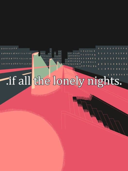 Обложка .If All The Lonely Nights.