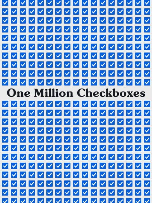 Обложка One Million Checkboxes