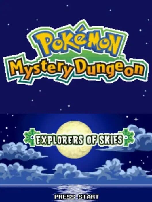 Обложка Pokémon Mystery Dungeon: Explorers of Skies
