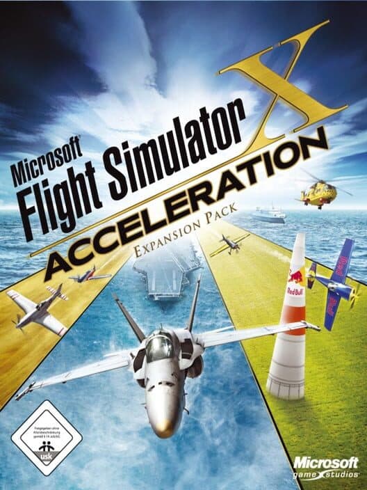 Обложка Microsoft Flight Simulator X: Acceleration