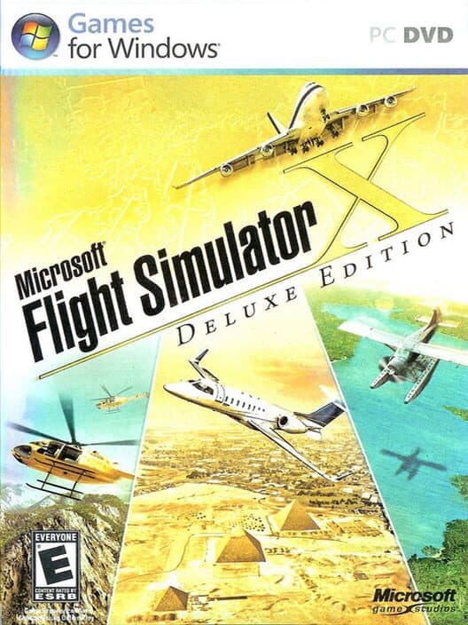 Обложка Microsoft Flight Simulator X: Deluxe Edition