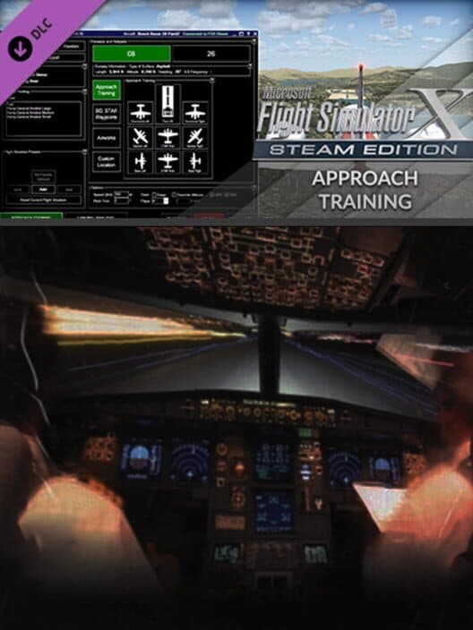 Обложка Microsoft Flight Simulator X: Steam Edition - Approach Training