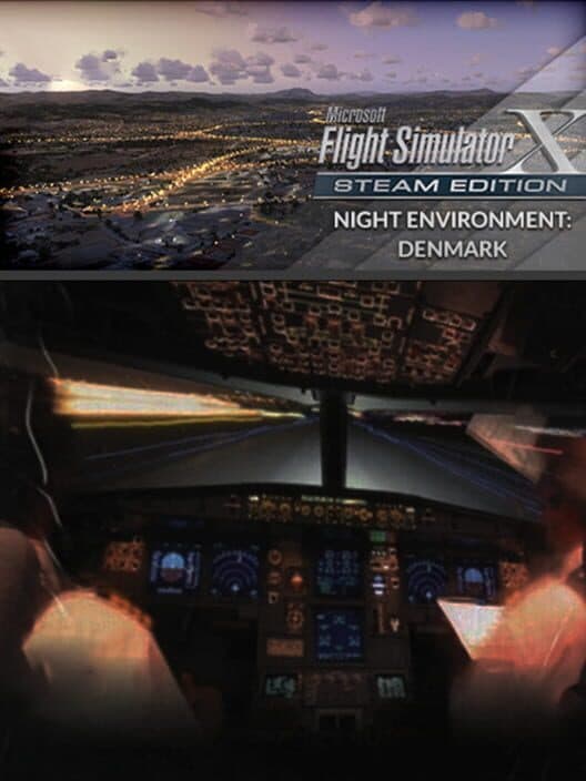 Обложка Microsoft Flight Simulator X: Steam Edition - Night Environment Denmark