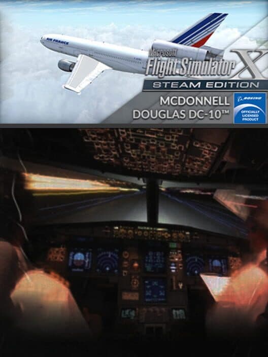 Обложка Microsoft Flight Simulator X: Steam Edition - McDonnell Douglas DC-10