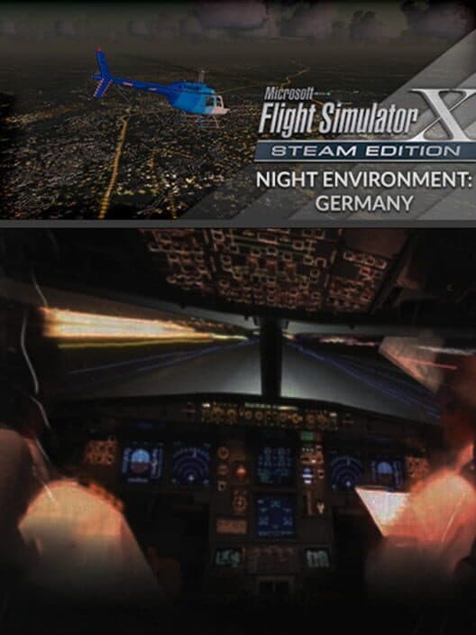 Обложка Microsoft Flight Simulator X: Steam Edition - Night Environment: Germany