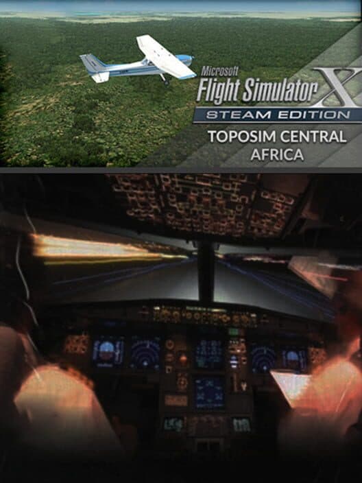 Обложка Microsoft Flight Simulator X: Steam Edition - Toposim Central Africa