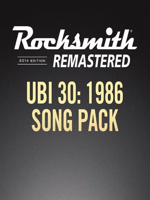 Обложка Rocksmith 2014 Edition: Remastered - UBI30: 1986 Song Pack