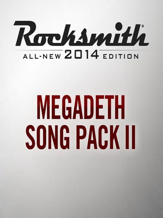Обложка Rocksmith 2014 Edition: Remastered - Megadeth: Song Pack II