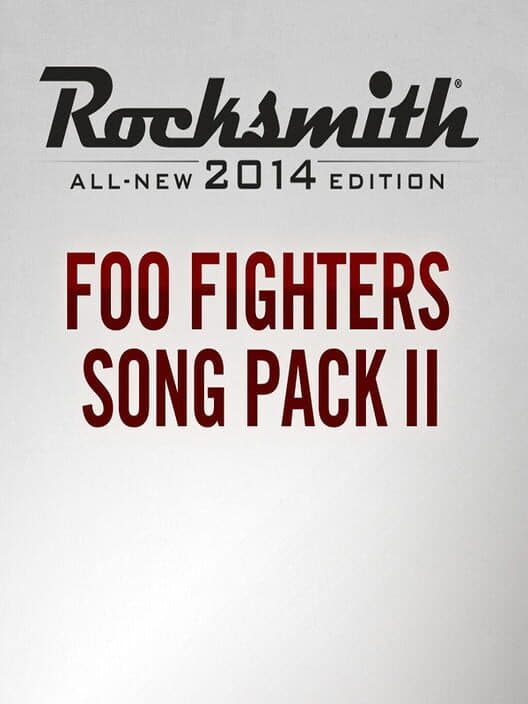 Обложка Rocksmith 2014 Edition: Remastered - Foo Fighters: Song Pack II