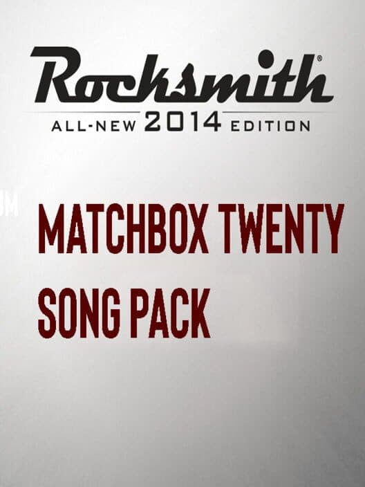 Обложка Rocksmith 2014 Edition: Remastered - Matchbox Twenty: Song Pack
