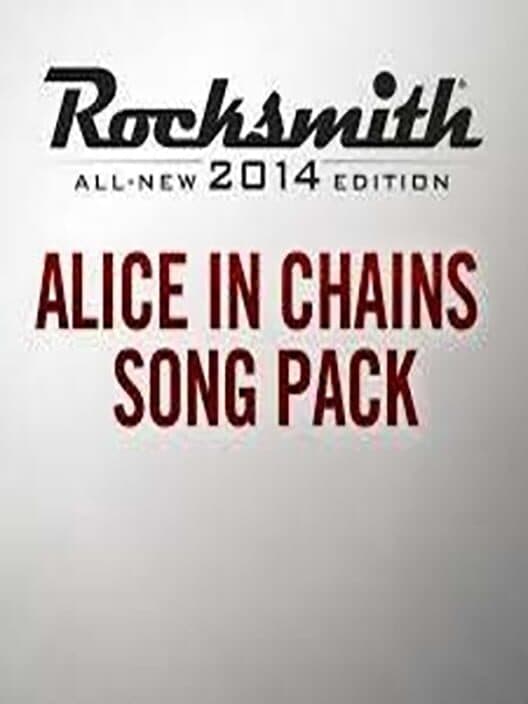 Обложка Rocksmith 2014: Alice in Chains Song Pack