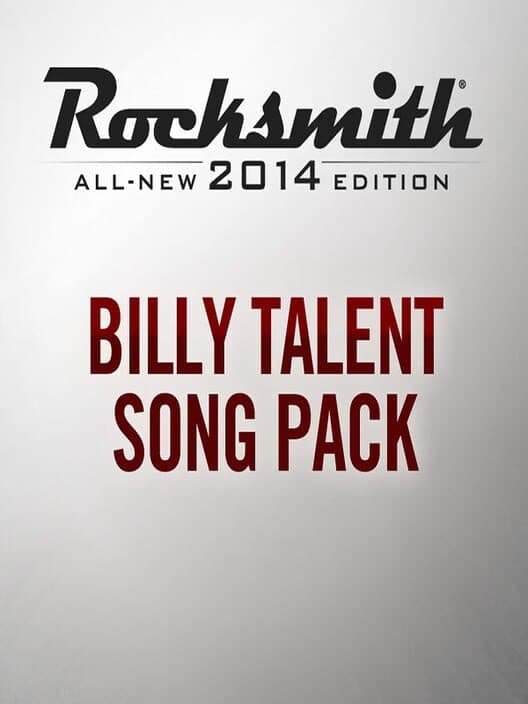 Обложка Rocksmith 2014: Billy Talent Song Pack