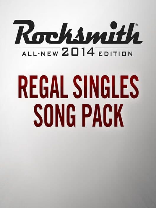 Обложка Rocksmith 2014: Regal Singles Song Pack