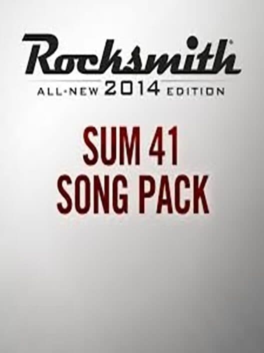 Обложка Rocksmith 2014: Sum 41 Song Pack