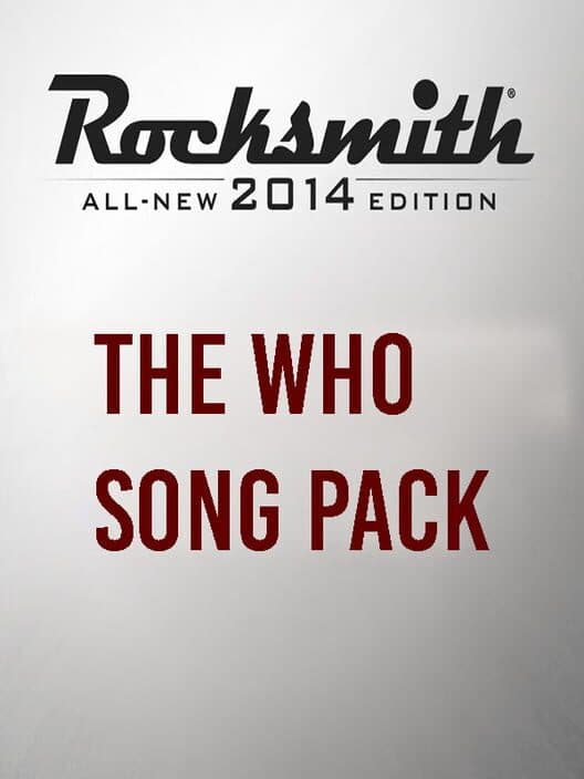 Обложка Rocksmith 2014: The Who Song Pack