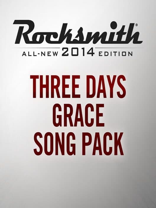 Обложка Rocksmith 2014: Three Days Grace Song Pack