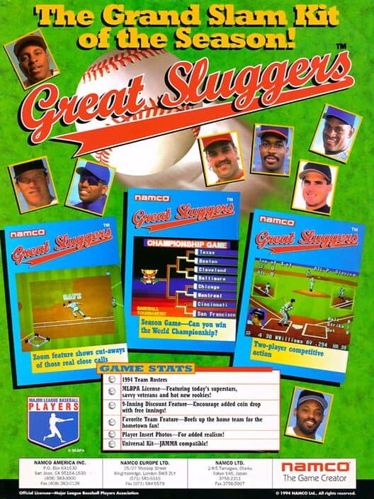 Обложка Great Sluggers '94