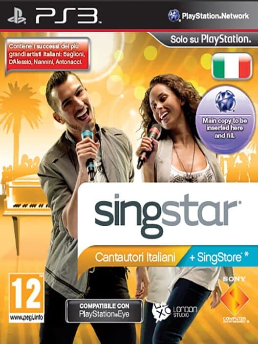 Обложка SingStar: Cantautori Italiani