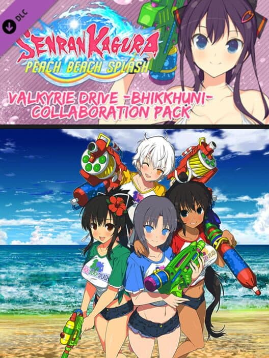Обложка Senran Kagura: Peach Beach Splash - Valkyrie Drive Bhikkhuni Collaboration Pack