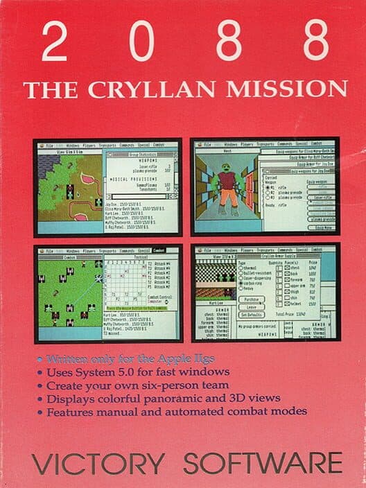 Обложка 2088: The Cryllan Mission