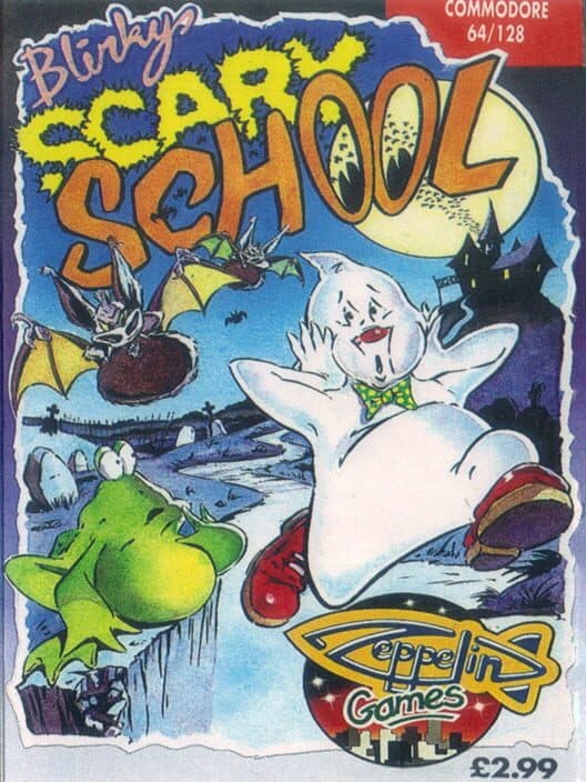 Обложка Blinky's Scary School