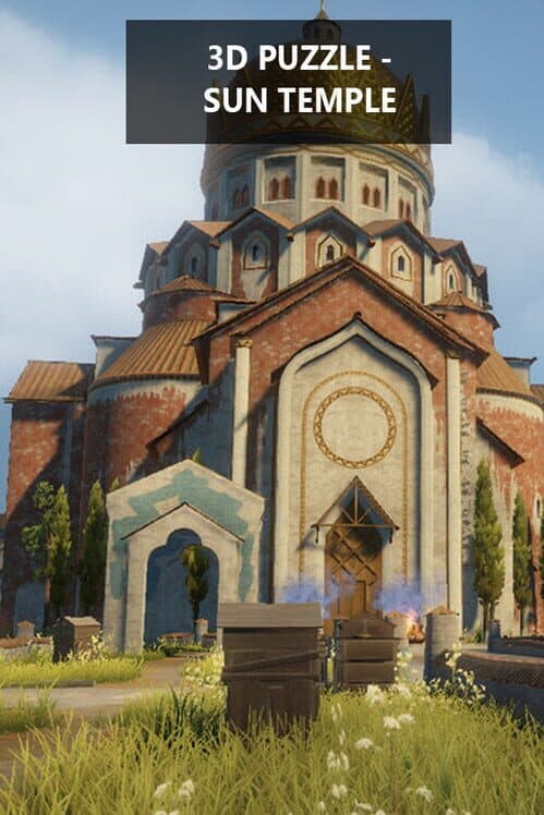 Обложка 3D Puzzle: Sun Temple