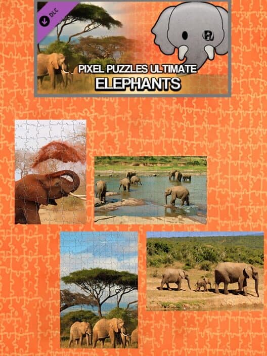 Обложка Pixel Puzzles Ultimate: Elephants
