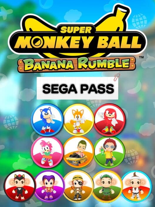 Обложка Super Monkey Ball: Banana Rumble - Sega Character Pass
