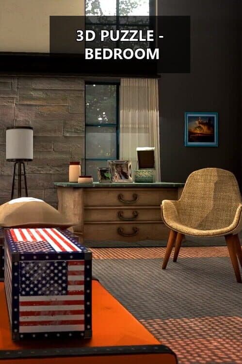 Обложка 3D Puzzle: Bedroom