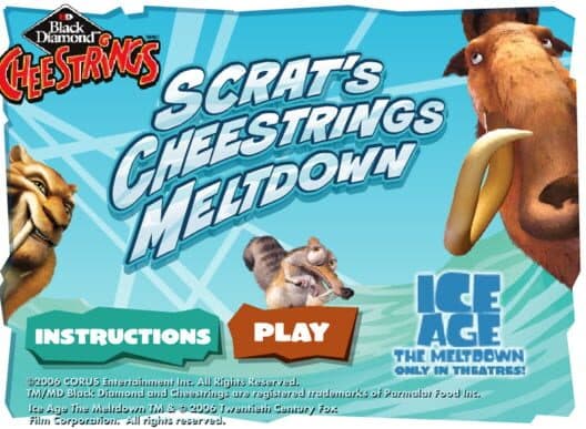 Обложка Scrat's Cheestrings Meltdown