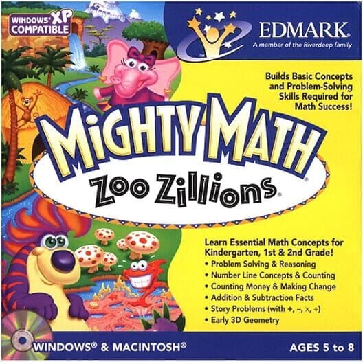 Обложка Mighty Math Zoo Zillions