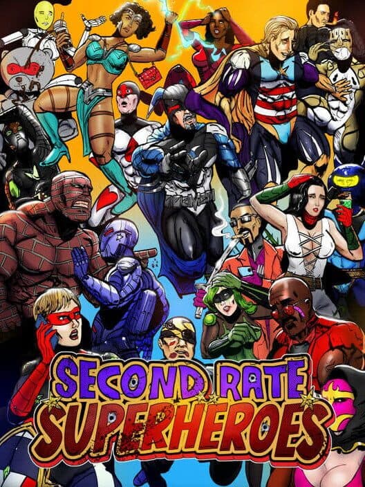 Обложка Second Rate Superheroes