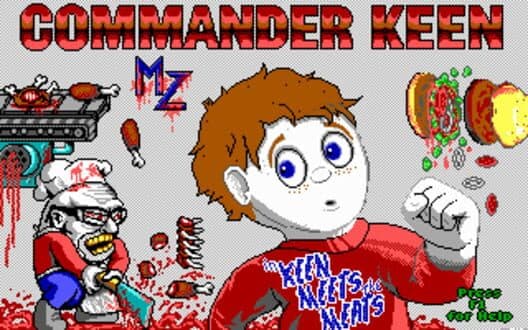 Обложка Commander Keen: Keen Meets the Meats