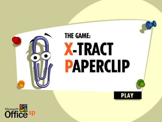Обложка Microsoft Office XP: X-Tract Paperclip