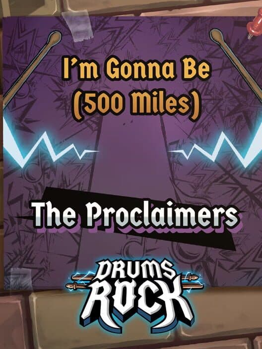 Обложка Drums Rock: The Proclaimers - 'I'm Gonna Be (500 Miles)'