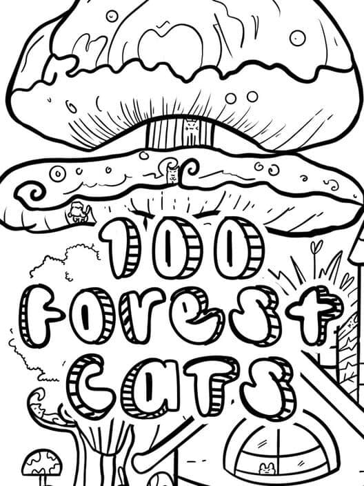 Обложка 100 Forest Cats
