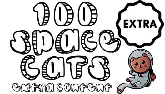 Обложка 100 Space Cats: Extra Content