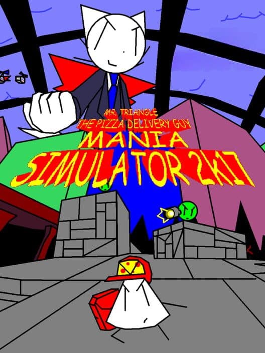 Обложка Mr. Triangle The Pizza Delivery Guy Mania Simulator 2k17