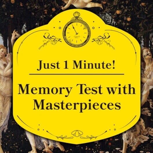 Обложка Just 1 Minute! Memory Test with Masterpieces