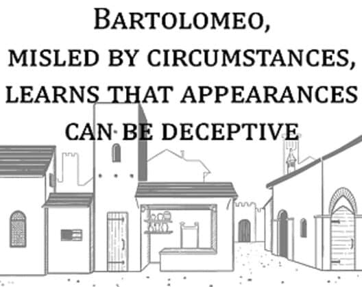 Обложка Bartolomeo, Misled by Circumstances, Learns that Appearances can be Deceptive