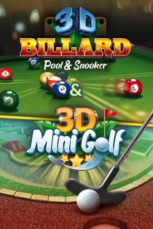 Обложка 3D Billiards & 3D MiniGolf Bundle