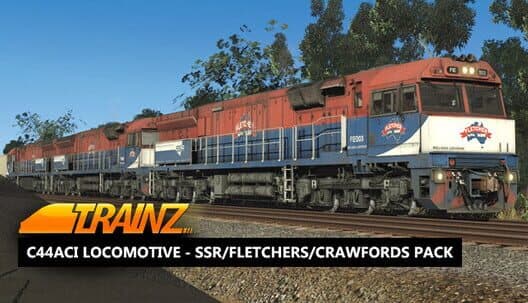 Обложка Trainz Railroad Simulator 2022: SSR Fletchers Crawfords GE C44aci Pack