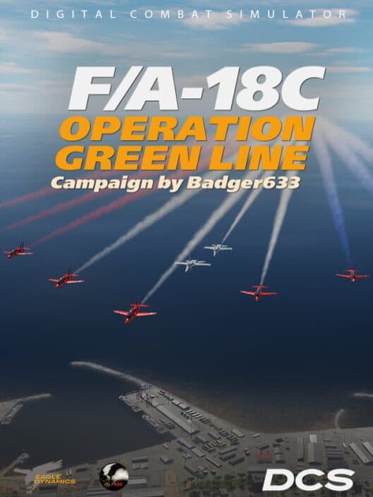 Обложка DCS World: F/A-18C Operation Green Line by BADGER633
