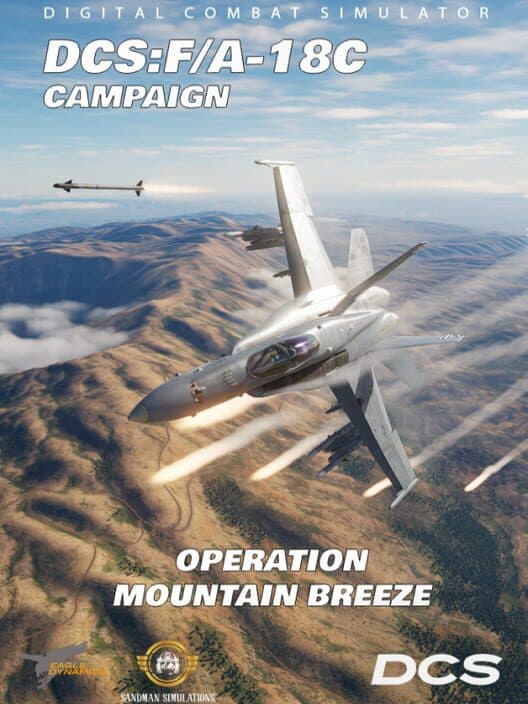 Обложка DCS World: F/A-18C Operation Mountain Breeze by Sandman Simulations
