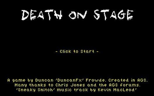 Обложка Death on Stage