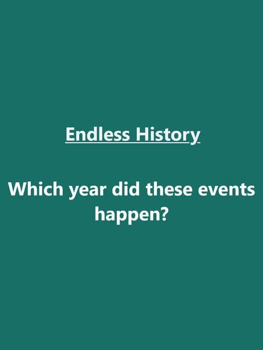Обложка Endless History