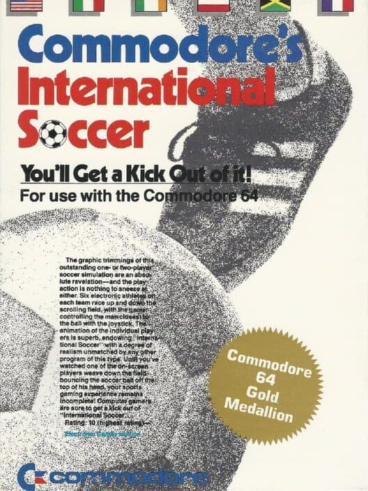 Обложка Commodore's International Soccer