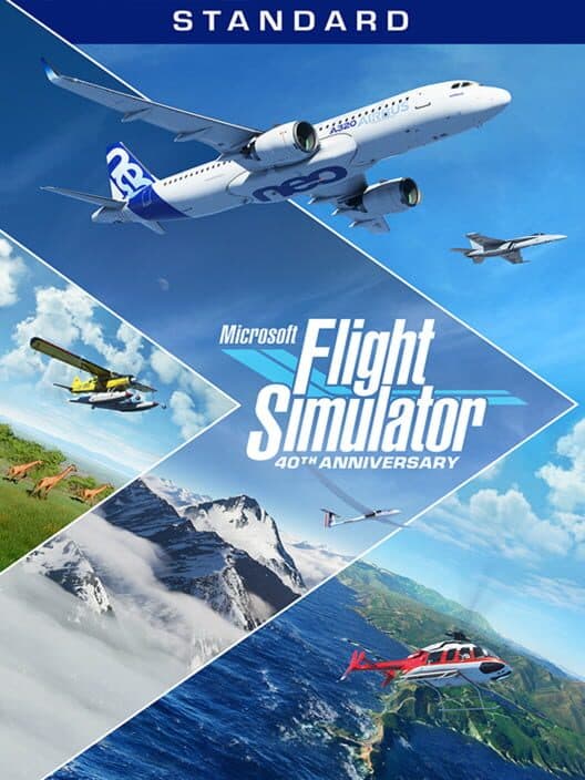 Обложка Microsoft Flight Simulator: 40th Anniversary Edition