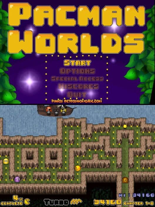 Обложка Pacman Worlds